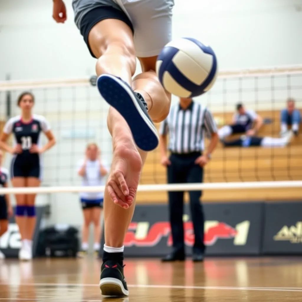 Czy w siatkówce można odbić piłkę nogą? Poznaj obowiązujące zasady